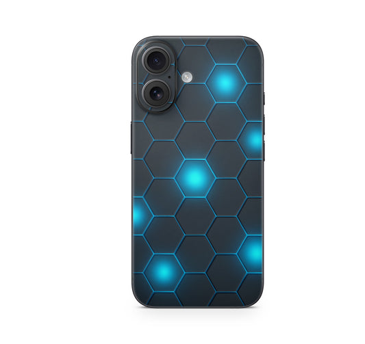 iPhone 17 Skin Design Schutzfolie Vinyl Cover Exo blau Aufkleber Skins4u