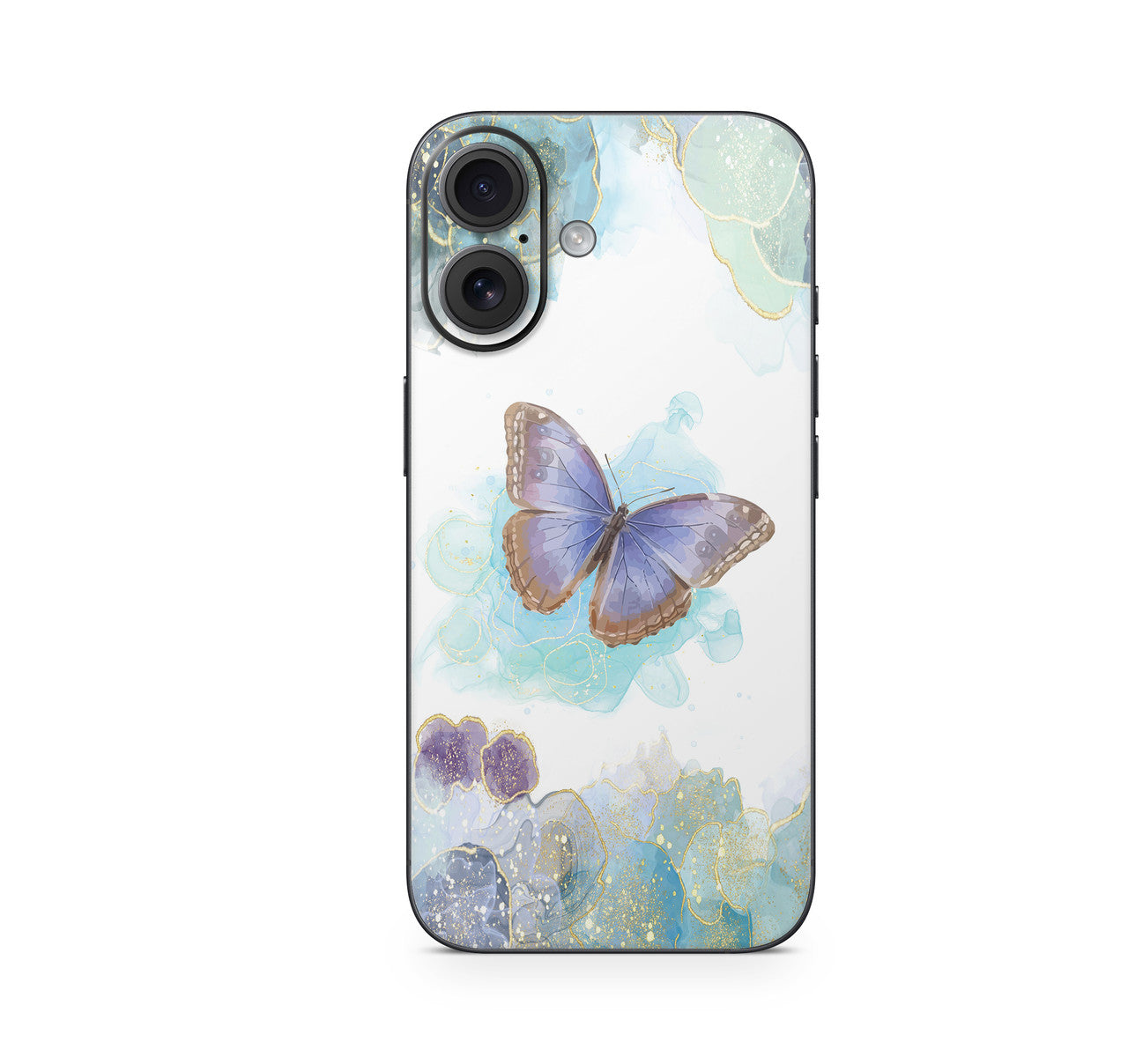 iPhone 17 Skin Design Schutzfolie Vinyl Cover Glitter Butterfly Aufkleber Skins4u