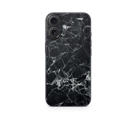 iPhone 17 Skin Design Schutzfolie Vinyl Cover Marmor schwarz Aufkleber Skins4u