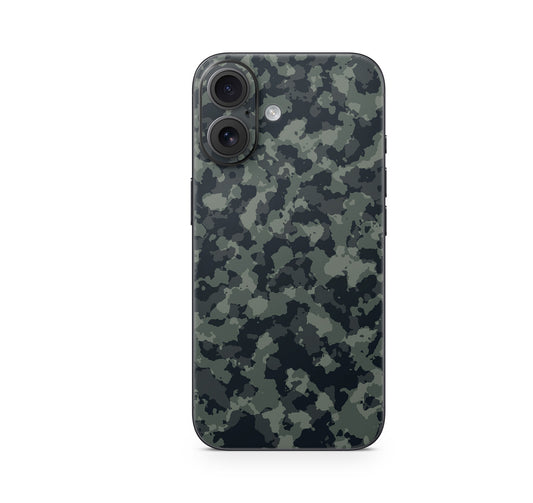 iPhone 17 Skin Design Schutzfolie Vinyl Cover Shadow Camo green Aufkleber Skins4u