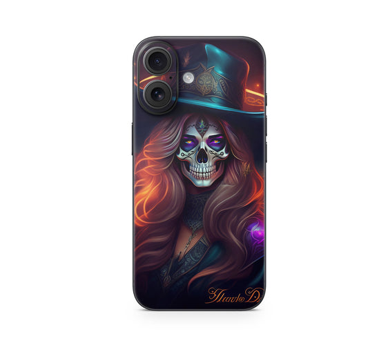 iPhone 17 Skin Design Schutzfolie Vinyl Cover Skull Lady Aufkleber Skins4u