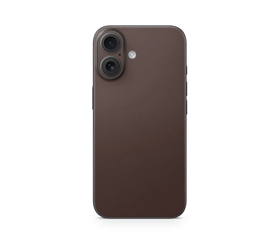 iPhone 17 Skin Design Schutzfolie Vinyl Cover Solid State Chocolate Aufkleber Skins4u