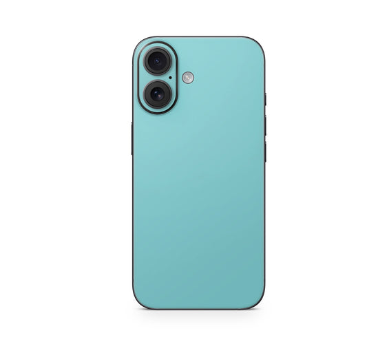 iPhone 17 Skin Design Schutzfolie Vinyl Cover Solid State Turkis Aufkleber Skins4u