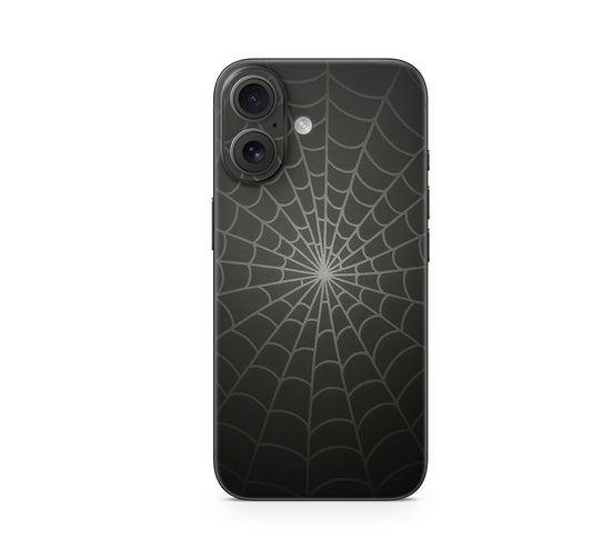 iPhone 17 Skin Design Schutzfolie Vinyl Cover Spiderweb black Aufkleber Skins4u
