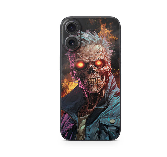 iPhone 17 Skin Design Schutzfolie Vinyl Cover Zombie Fire Aufkleber Skins4u