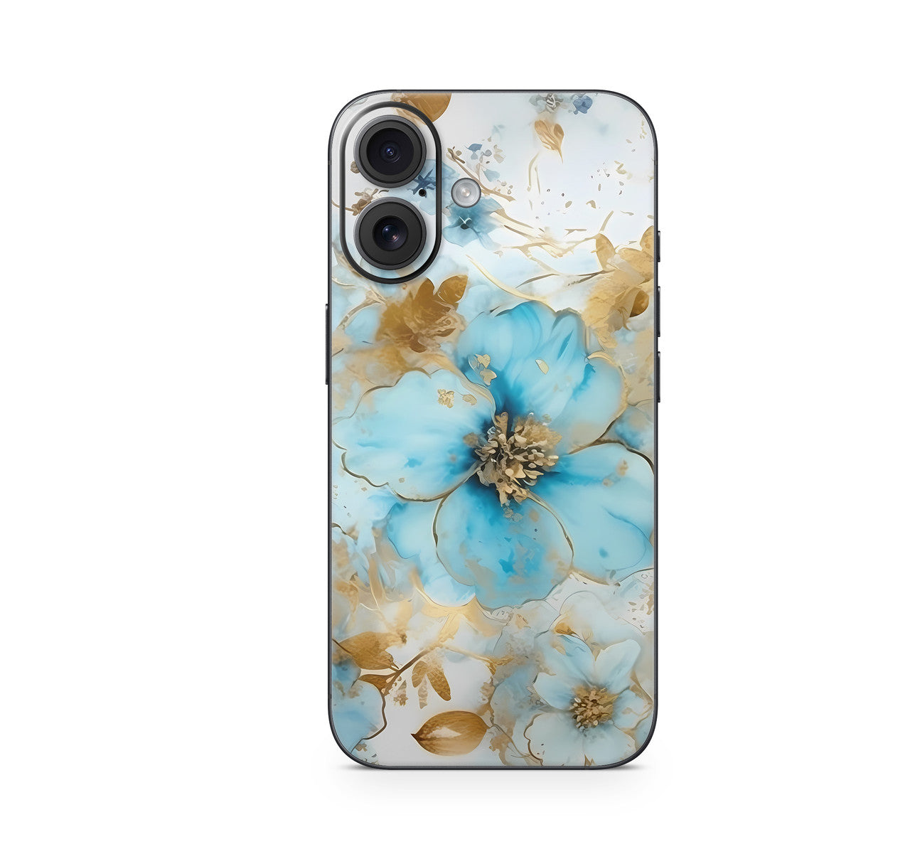 iPhone 17 Skin Design Schutzfolie Vinyl Cover gold blue fantasie Aufkleber Skins4u