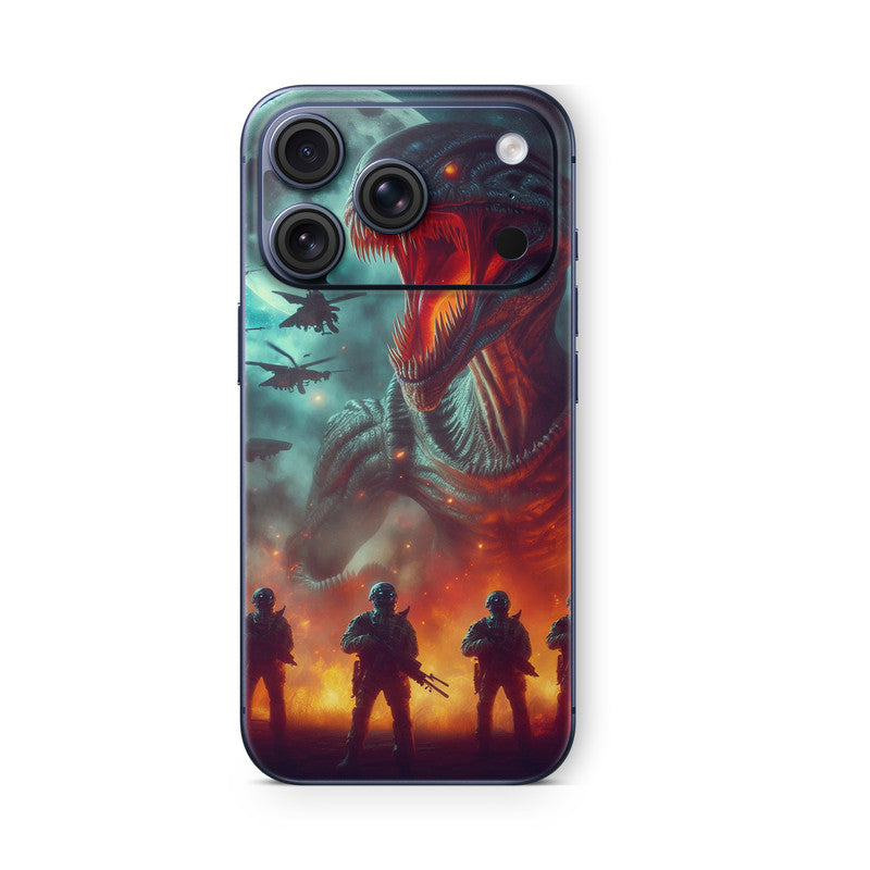 iPhone 17 Pro Skin Vinyl Schutzfolie Cover Aufkleber Alien-Marines Aufkleber Skins4u