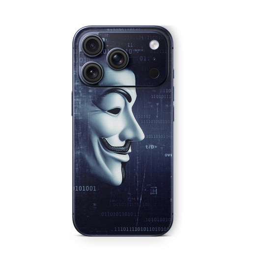 iPhone 17 Pro Skin Vinyl Schutzfolie Cover Aufkleber Anonymous Aufkleber Skins4u