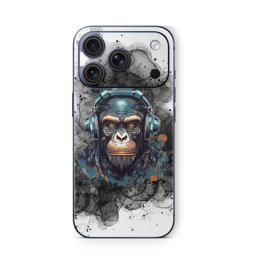 iPhone 17 Pro Max Skin Vinyl Schutzfolie Cover Aufkleber Black-Smoke-Monkey Aufkleber Skins4u