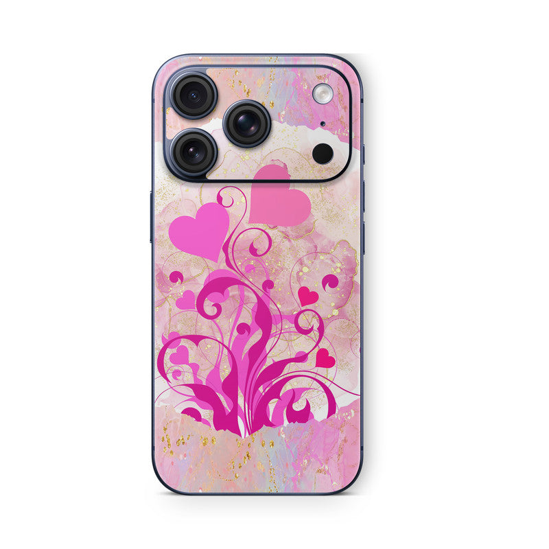 iPhone 17 Pro Skin Vinyl Schutzfolie Cover Aufkleber Boarder-Hearts Aufkleber Skins4u