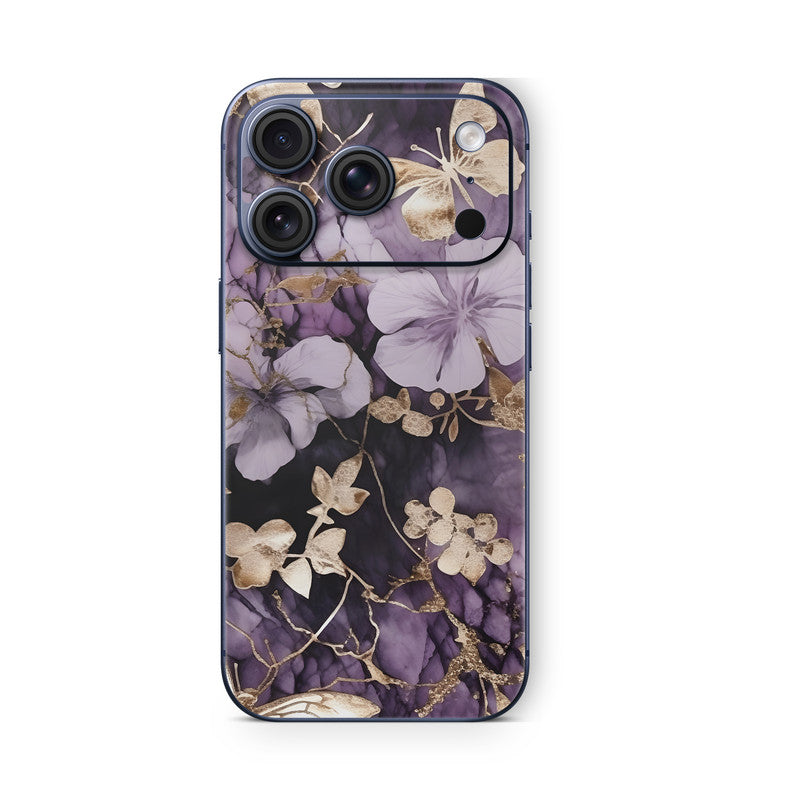iPhone 17 Pro Skin Vinyl Schutzfolie Cover Aufkleber Flower-and-Butterfly Aufkleber Skins4u