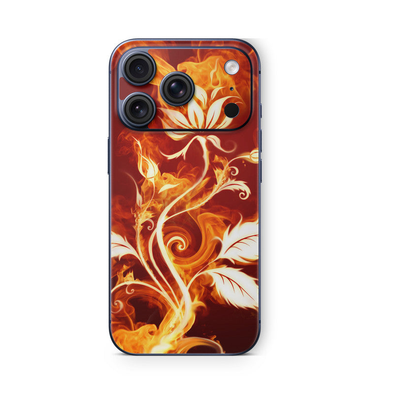 iPhone 17 Pro Skin Vinyl Schutzfolie Cover Aufkleber Flower-of-fire Aufkleber Skins4u