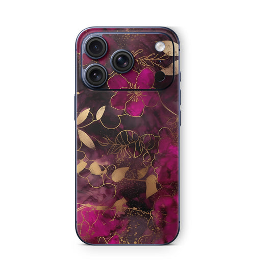 iPhone 17 Pro Skin Vinyl Schutzfolie Cover Aufkleber Flowers-Dark Aufkleber Skins4u
