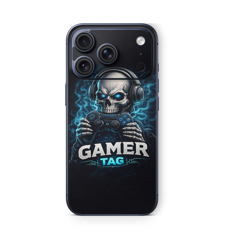 iPhone 17 Pro Skin Vinyl Schutzfolie Cover Aufkleber Gamer-Skull Aufkleber Skins4u