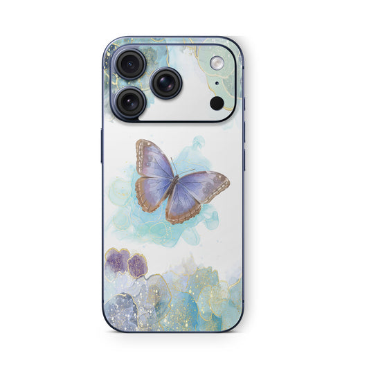 iPhone 17 Pro Skin Vinyl Schutzfolie Cover Aufkleber Glitter-Butterfly Aufkleber Skins4u
