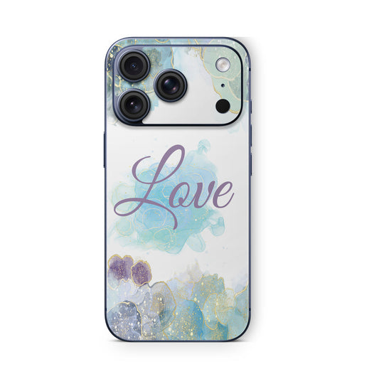 iPhone 17 Pro Skin Vinyl Schutzfolie Cover Aufkleber Glitter-Love Aufkleber Skins4u