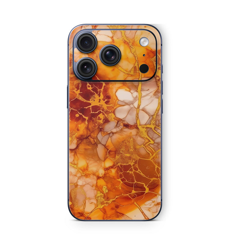 iPhone 17 Pro Skin Vinyl Schutzfolie Cover Aufkleber Herbstgold Aufkleber Skins4u