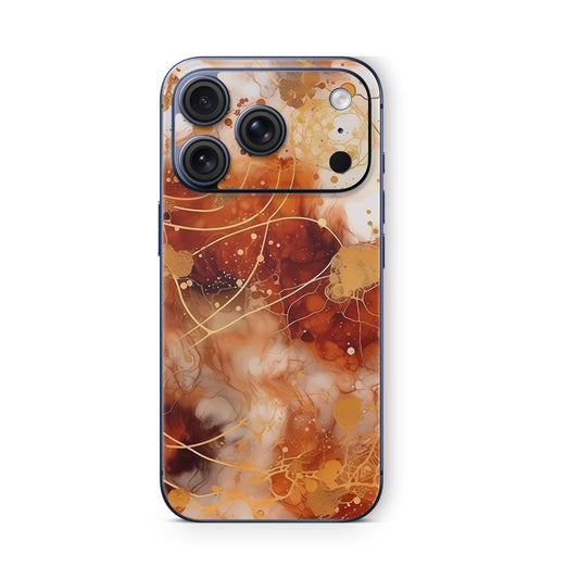 iPhone 17 Pro Max Skin Vinyl Schutzfolie Cover Aufkleber Orange-Circle Aufkleber Skins4u