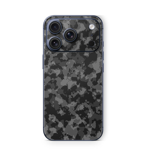 iPhone 17 Pro Skin Vinyl Schutzfolie Cover Aufkleber Shadow-Camo-grau Aufkleber Skins4u