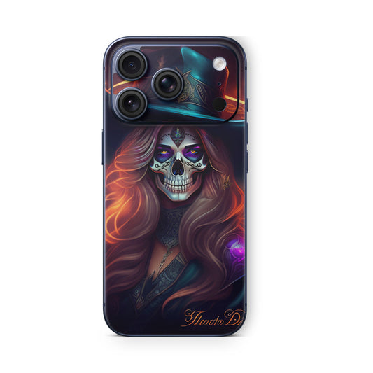 iPhone 17 Pro Max Skin Vinyl Schutzfolie Cover Aufkleber Skull-Lady Aufkleber Skins4u
