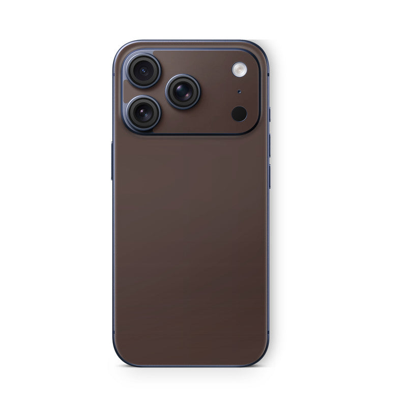 iPhone 17 Pro Max Skin Vinyl Schutzfolie Cover Aufkleber Solid-State-Chocolate Aufkleber Skins4u