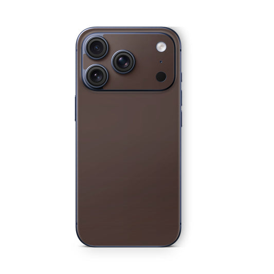 iPhone 17 Pro Max Skin Vinyl Schutzfolie Cover Aufkleber Solid-State-Chocolate Aufkleber Skins4u