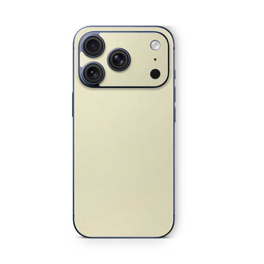 iPhone 17 Pro Max Skin Vinyl Schutzfolie Cover Aufkleber Solid-State-Creme Aufkleber Skins4u