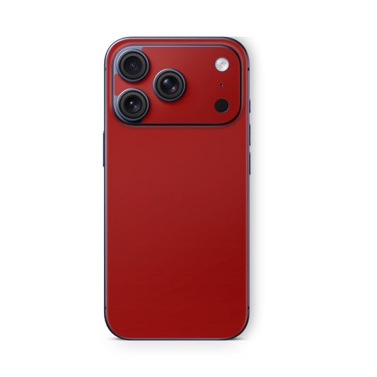 iPhone 17 Pro Max Skin Vinyl Schutzfolie Cover Aufkleber Solid-State-dunkelrot Aufkleber Skins4u