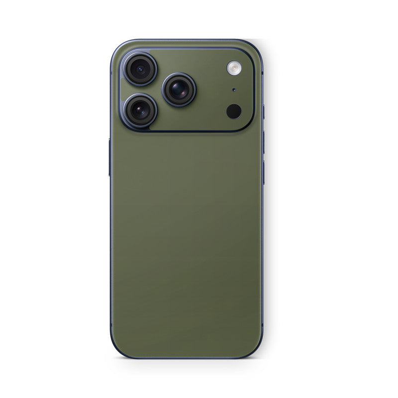 iPhone 17 Pro Skin Vinyl Schutzfolie Cover Aufkleber Solid-State-olive Aufkleber Skins4u