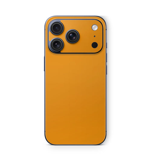 iPhone 17 Pro Max Skin Vinyl Schutzfolie Cover Aufkleber Solid-State-orange Aufkleber Skins4u