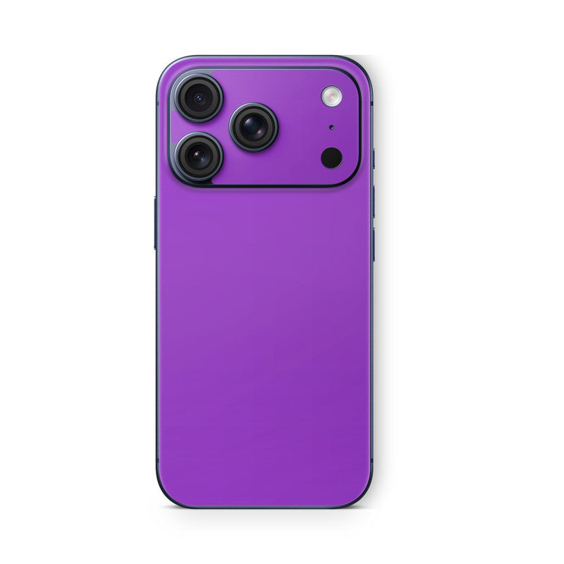 iPhone 17 Pro Max Skin Vinyl Schutzfolie Cover Aufkleber Solid-State-violett Aufkleber Skins4u