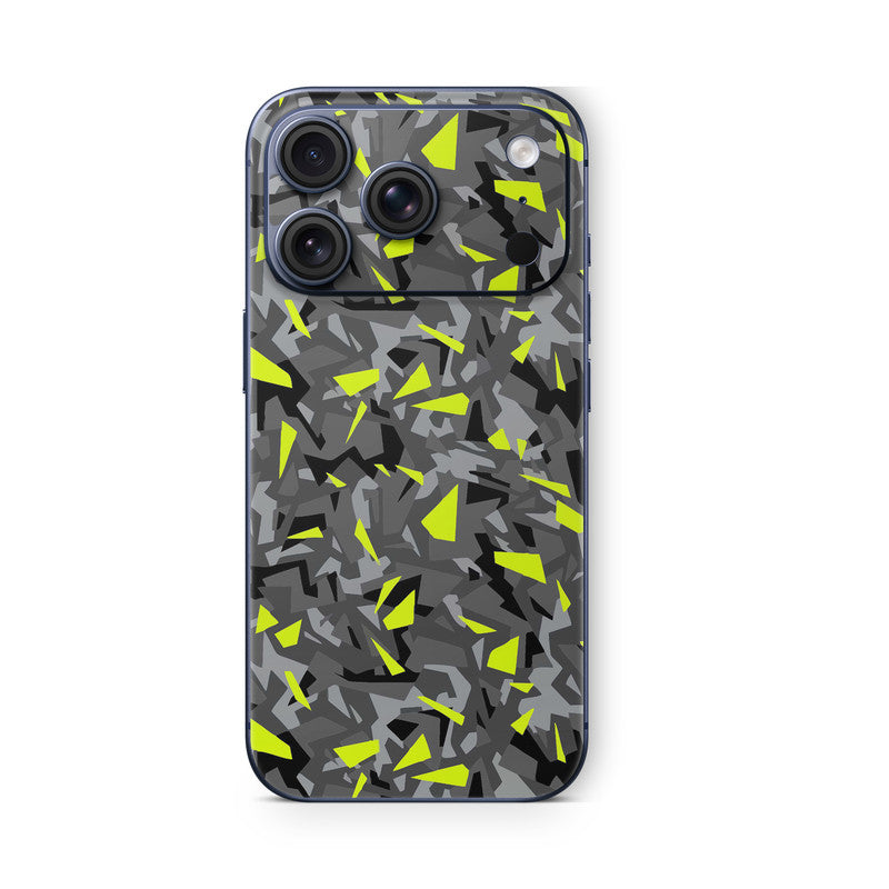 iPhone 17 Pro Skin Vinyl Schutzfolie Cover Aufkleber Splatter-Yellow Aufkleber Skins4u