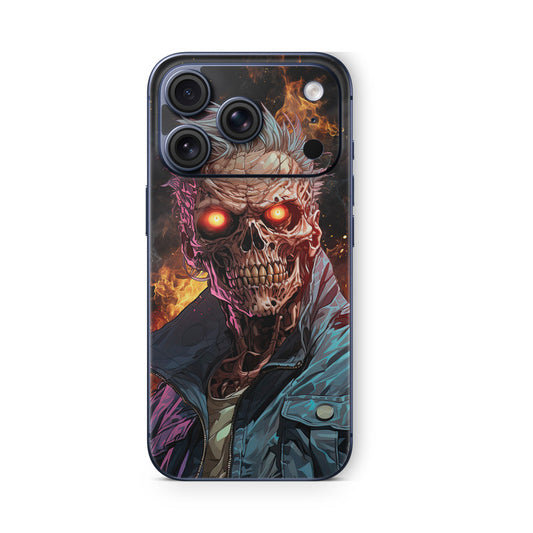 iPhone 17 Pro Max Skin Vinyl Schutzfolie Cover Aufkleber Zombie-Fire Aufkleber Skins4u