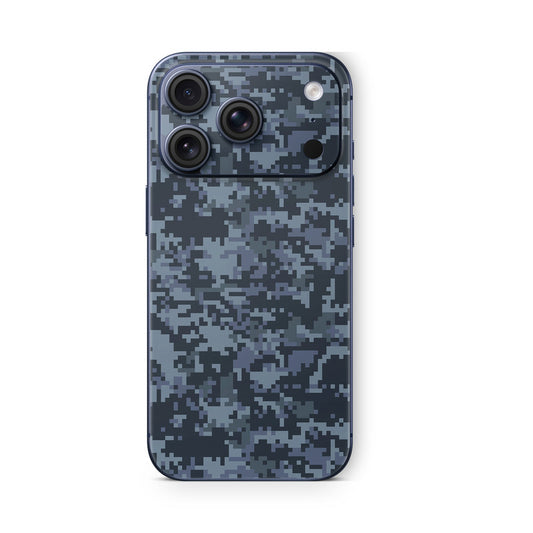 iPhone 17 Pro Skin Vinyl Schutzfolie Cover Aufkleber digital-navy Aufkleber Skins4u