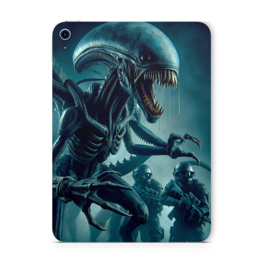 iPad Mini Skin Schutzfolie Aufkleber Vinyl Skins Alien Hybrid