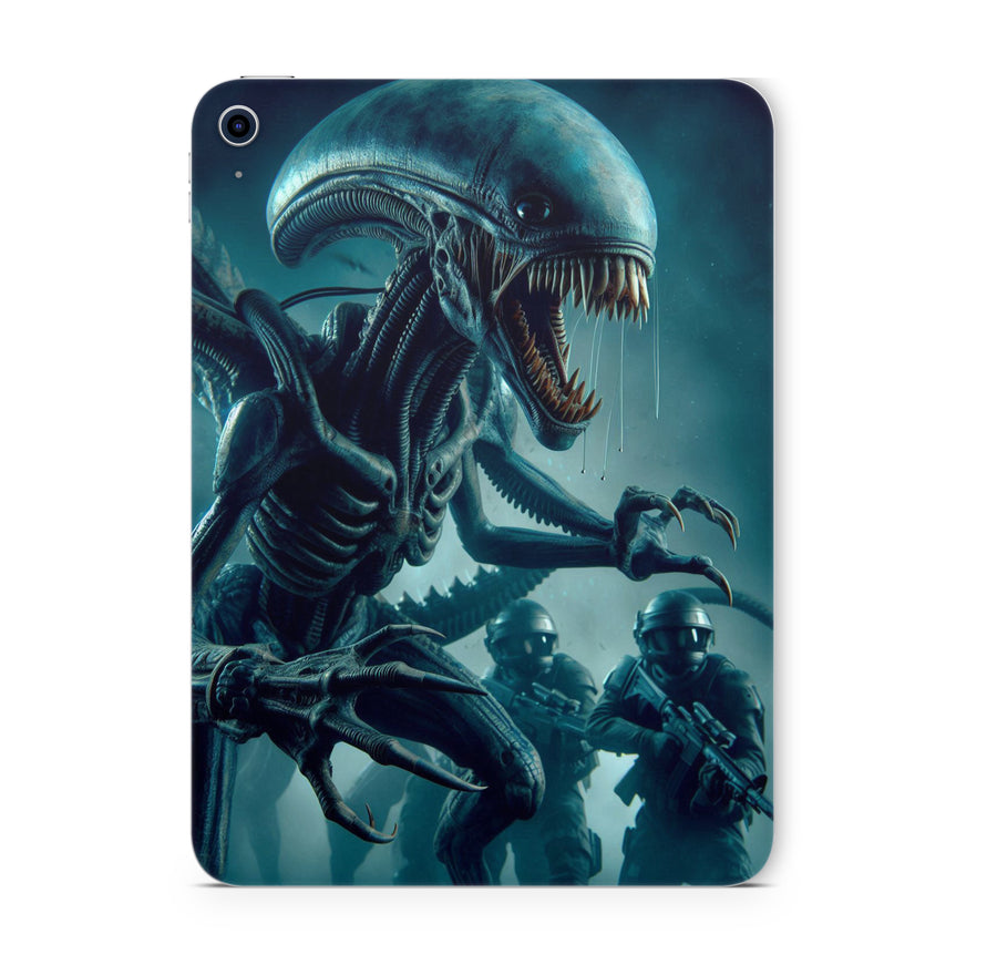 iPad Mini Skin Schutzfolie Aufkleber Vinyl Skins Alien Hybrid Aufkleber Skins4u