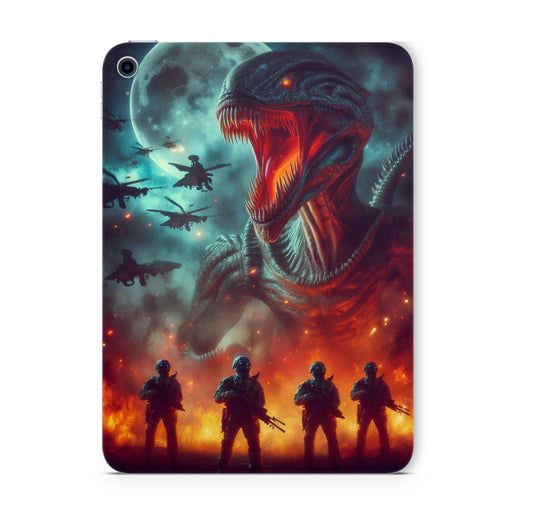 iPad Skin Schutzfolie Aufkleber Vinyl Skins Alien & Marines