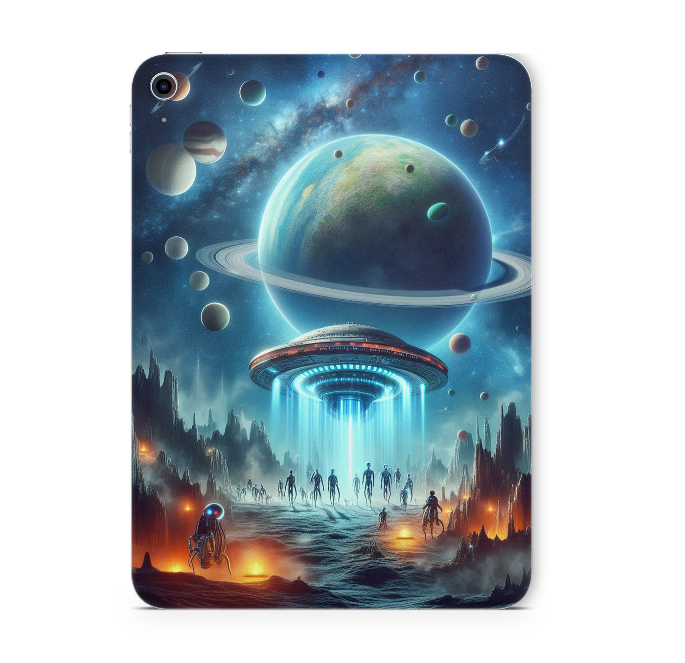 iPad Mini Skin Schutzfolie Aufkleber Vinyl Skins Aliens Arives Aufkleber Skins4u