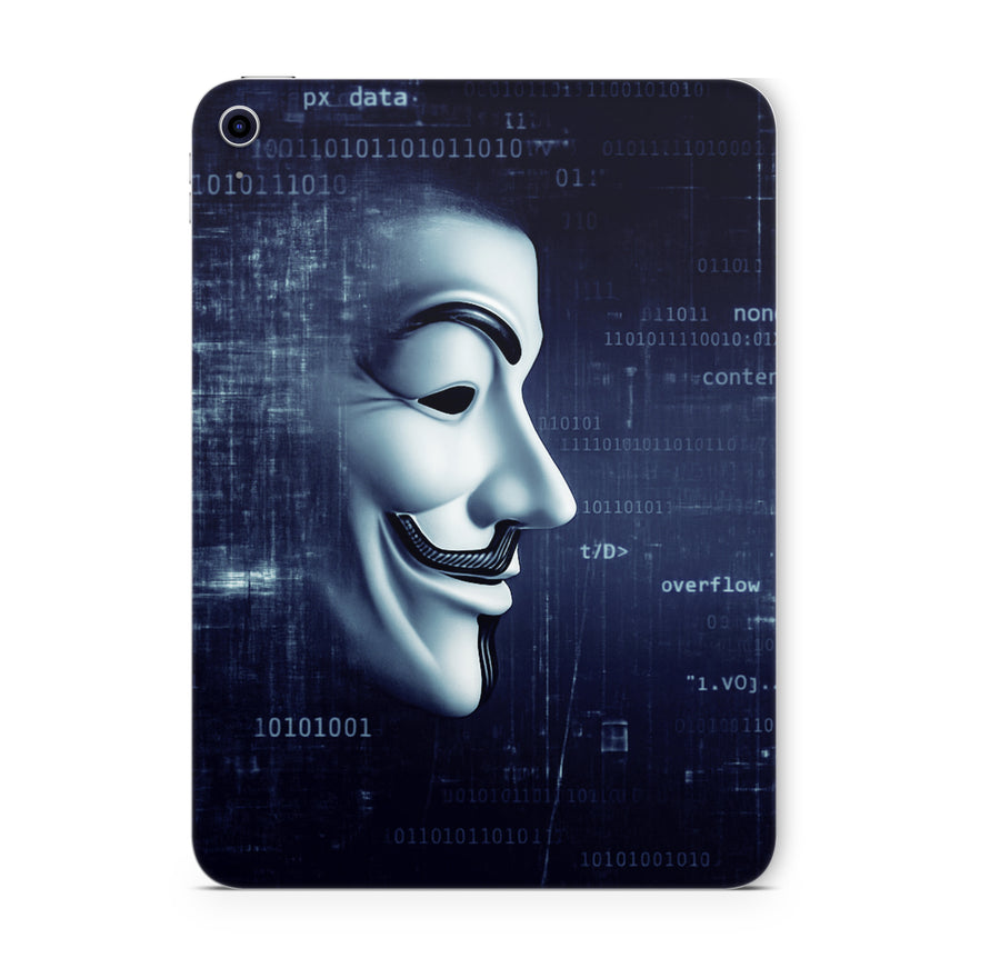 iPad Mini Skin Schutzfolie Aufkleber Vinyl Skins Anonymous Aufkleber Skins4u