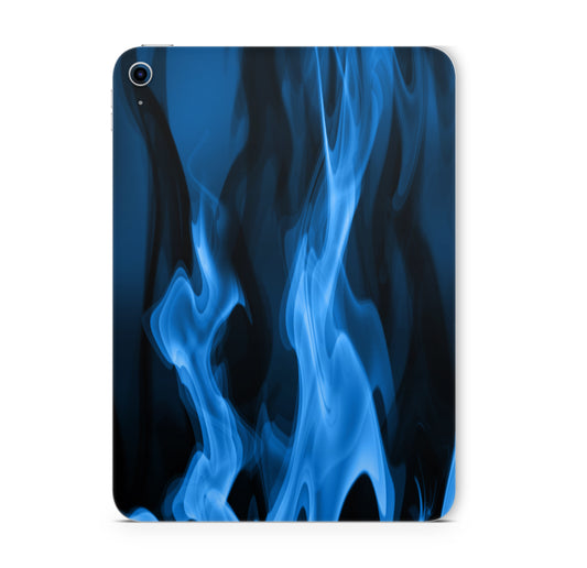 iPad Skin Schutzfolie Aufkleber Vinyl Skins Blaue Flammen
