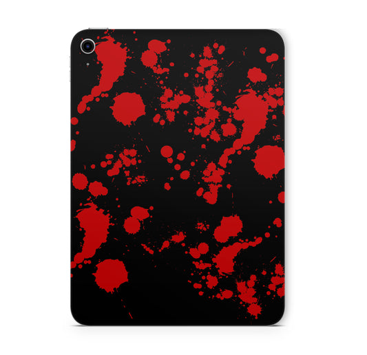 iPad Skin Schutzfolie Aufkleber Vinyl Skins Blood Black