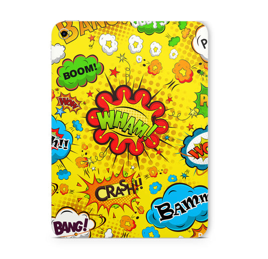 iPad Air Skin Schutzfolie Aufkleber Vinyl Skins Comics gelb