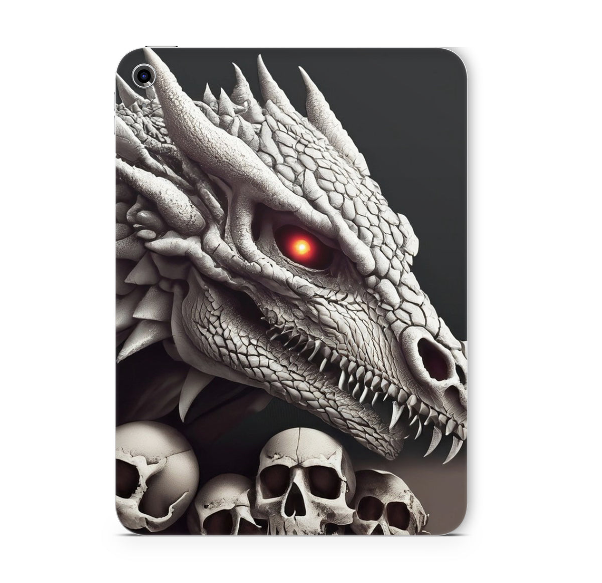 iPad Skin Schutzfolie Aufkleber Vinyl Skins Dragonskull Aufkleber Skins4u