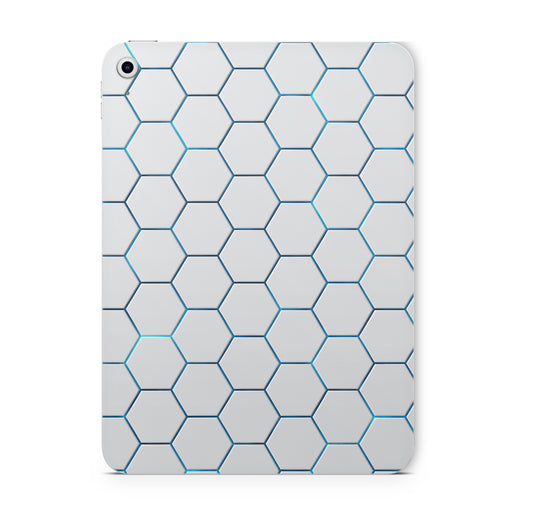 iPad Air Skin Schutzfolie Aufkleber Vinyl Skins Exo Light Blue