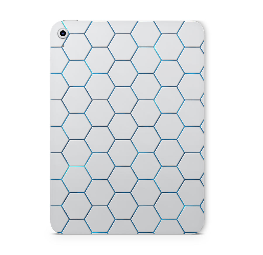 iPad Mini Skin Schutzfolie Aufkleber Vinyl Skins Exo Light Blue Aufkleber Skins4u