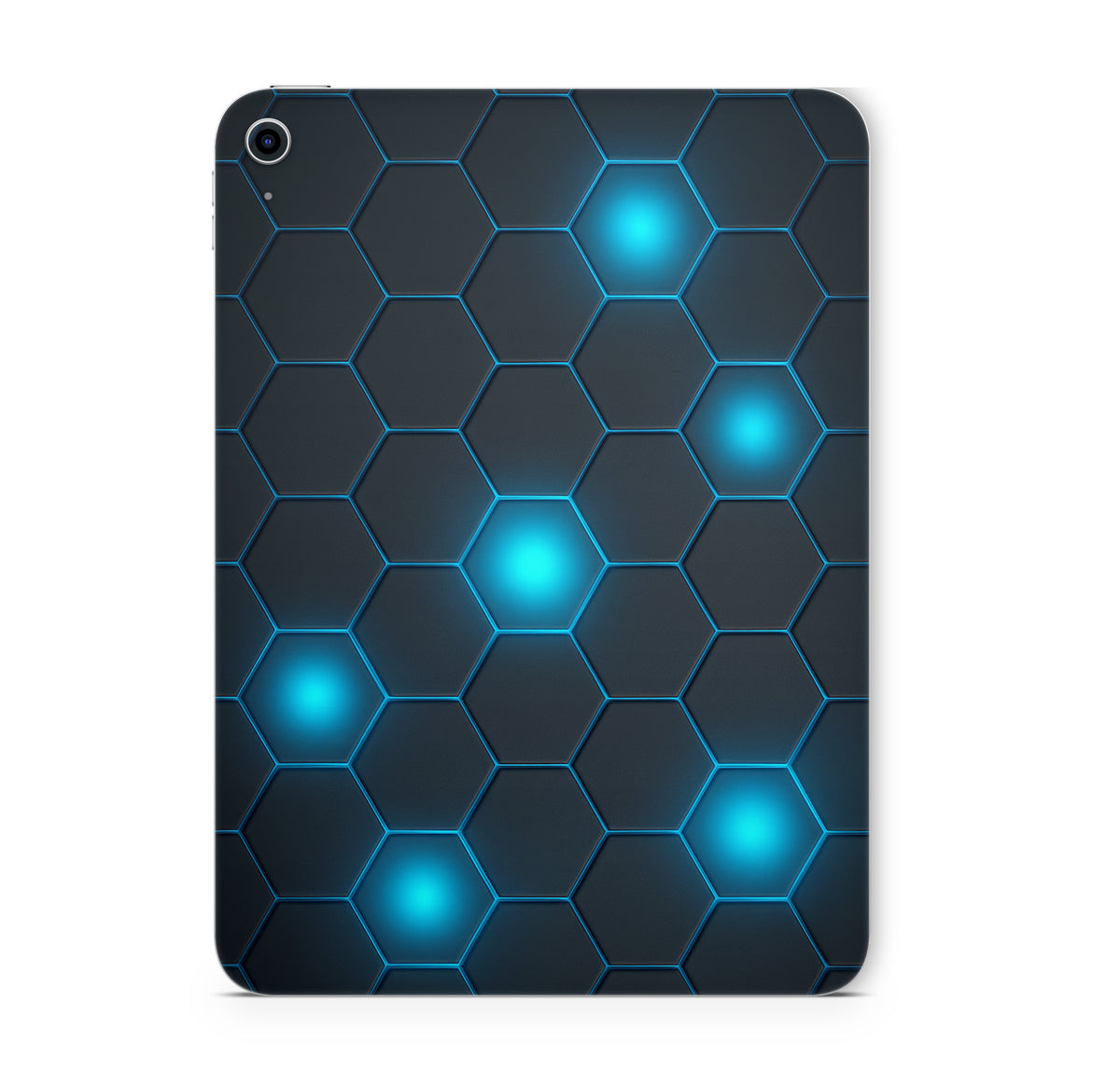 iPad Skin Schutzfolie Aufkleber Vinyl Skins Exo blau KI Aufkleber Skins4u