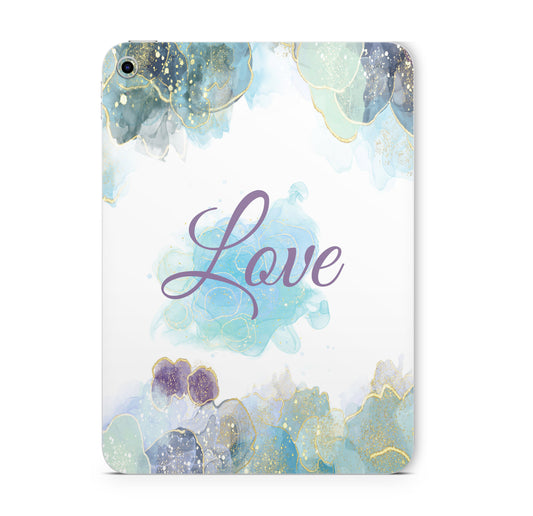 iPad Air Skin Schutzfolie Aufkleber Vinyl Skins Glitter Love