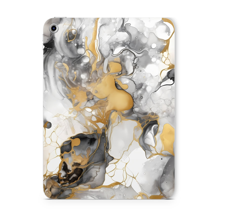 iPad Mini Skin Schutzfolie Aufkleber Vinyl Skins Marmor Golden Light Aufkleber Skins4u