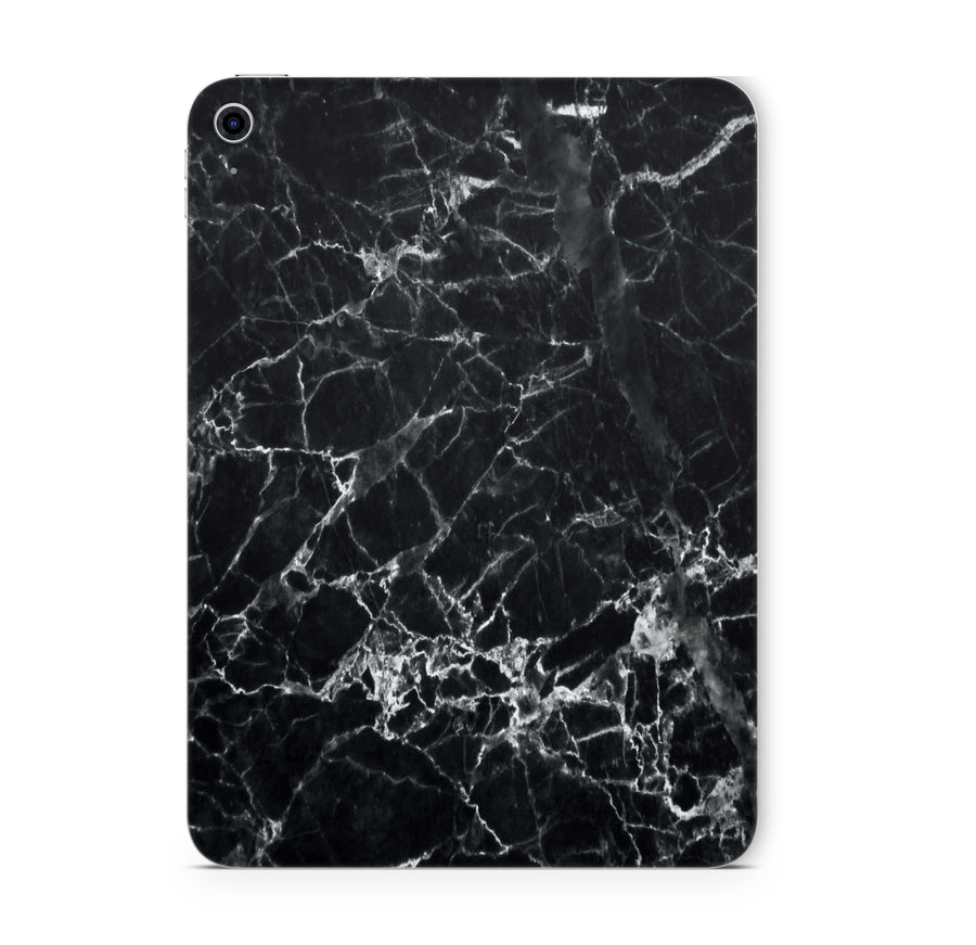 iPad Mini Skin Schutzfolie Aufkleber Vinyl Skins Marmor schwarz Aufkleber Skins4u