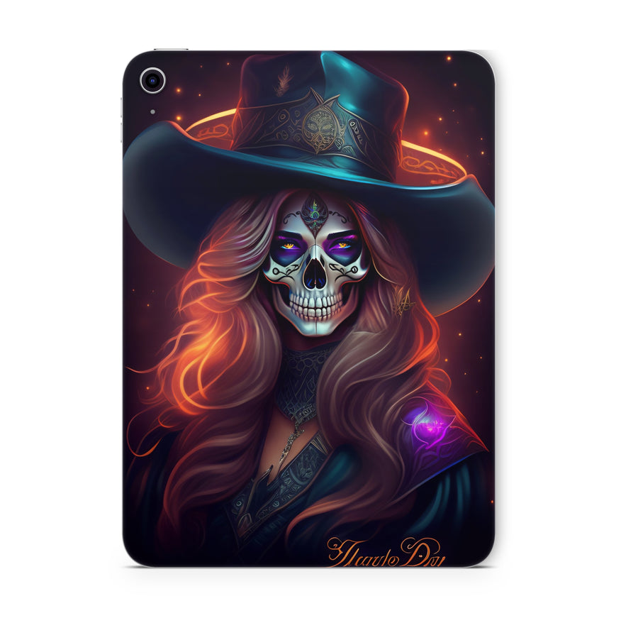 iPad Mini Skin Schutzfolie Aufkleber Vinyl Skins Skull on Fire Aufkleber Skins4u